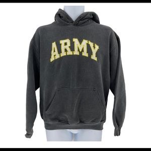 Teemax Cotton Army Pullover Hoodie Sweatshirt Sz M